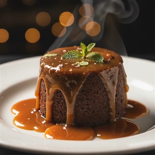 🍮 Delicious Gordon Ramsay Sticky Toffee Pudding 🤎✨ A true British classic — rich, moist, and utterly indulgent! Inspired by Gordon Ramsay’s signature recipe, this Sticky Toffee Pudding features soft sponge made with dates, brown sugar, and butter, soaked in a warm, luscious toffee sauce. 🍯 Every bite melts in your mouth with deep caramel flavor and a hint of fruitiness. Served best with vanilla ice cream or freshly whipped cream, it’s the perfect comfort dessert for any occasion — elegant yet