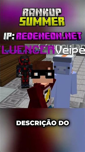 Minecraft Servidor RankUP e Full PvP para Java e Bedrock