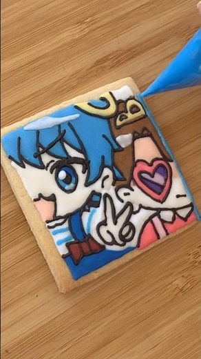 【あかさかの箱】YouTubeメンバーシップのバッチを作ったよ！その②#shorts #あかさかの箱 #アイシングクッキー