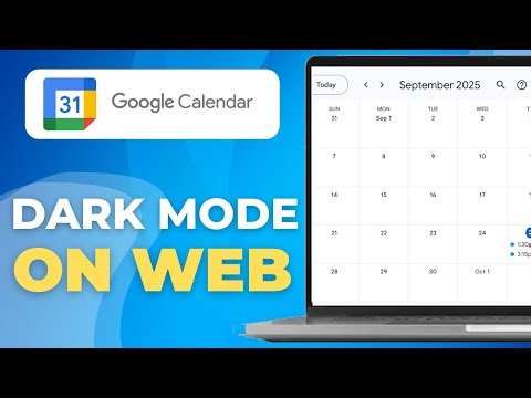 How To Use Google Calendar Dark Mode On Web (Easy Guide)