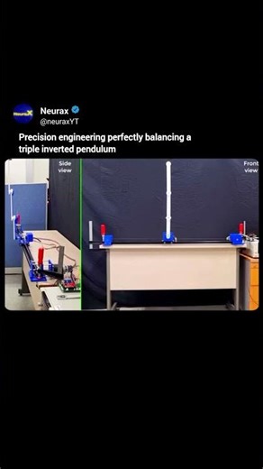 Triple Pendulum Balance Like You’ve Never Seen