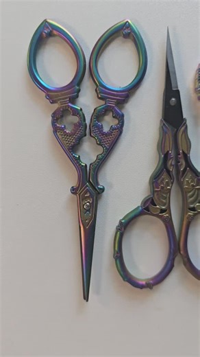 Crochet Me Lovely on Instagram: "Rainbow scissors? Love em 🌈😍✨️ . . . #yarn #fiberartist #crochet #handmade #knitting"