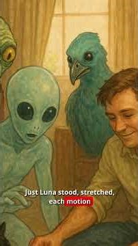 Aliens Meet Cat #scifishortstory #humansinspace