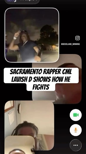 Sacramento Rapper CML LAVISH D SHOWS HOW HE FIGHTS