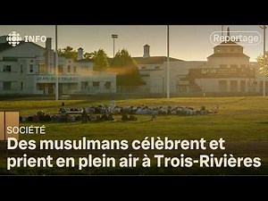 First in Trois-Rivières: 200 Muslims gather at the racetrack for outdoor Eid al-Adha prayer