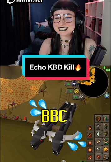Old School RuneScape Leagues Echo KBD Boss Fight