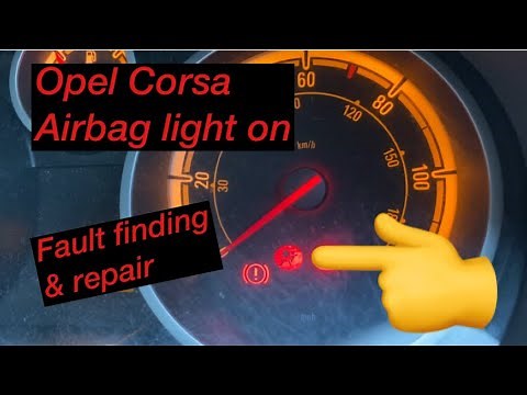 Opel/Vauxhall Corsa airbag fault repair