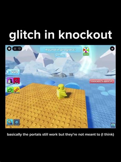 Game: Knockout! glitch that doesn’t do much