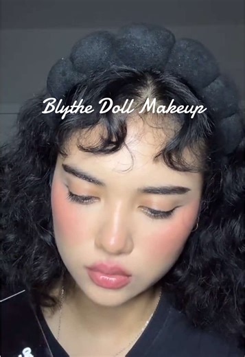 Blythe Doll makeup uaaa 🧸🤍 #blythedoll #makeuptutorial #maquiagem #tutorial