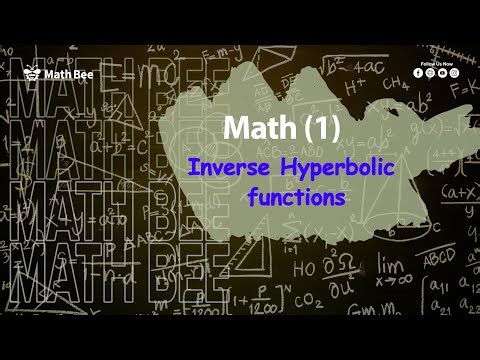 Inverse Hyperbolic functions