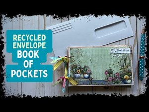 Recycled Envelope Book of Pockets (Giveaway Ended) #envelopepockets
