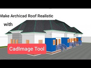 HOW TO USE CADIMAGE ROOF IN ARCHICAD