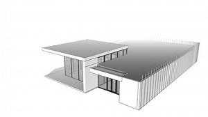 clip-1085353538-modern-flat-roof-house-commercial-building-drawing