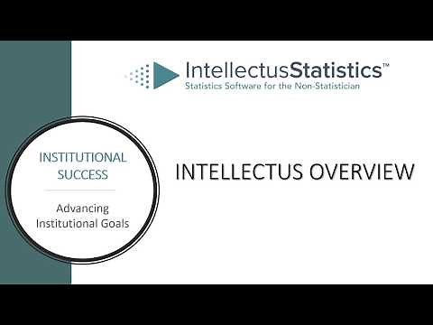Intellectus Statistics Overview