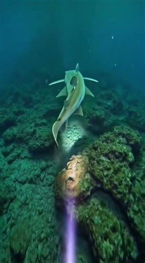 Le Requin Qui A Découvert un Trésor Sous l’Océan ! #animal #shortvideo #viral