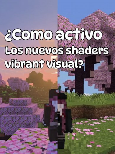 Cómo activar y desactivar shaders Vibrant Visuals en Minecraft