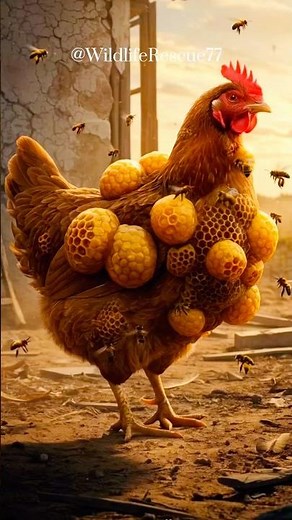 🐔 Rare Skin Condition Recovery: Chicken's Amazing Healing Transformation | Wildlife Care