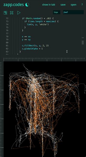 dlims - javascript, canvas experiment