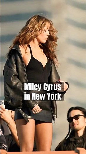 Miley Cyrus Takes Over New York — Behind the Scenes Magic 🎬 | #shorts #mileycyrus