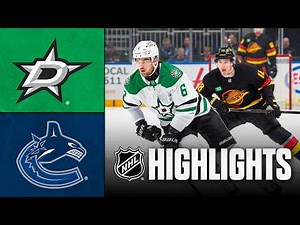 Stars vs. Canucks | NHL Highlights | March 02, 2026