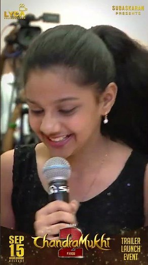 Chandramukhi2 - Ragava & Manasvi Fun Moment | Trailer Launch |Kangana | P Vasu | MM Keeravaani| Lyca