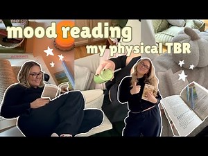 mood reading my physical tbr!!!!🌟📚 spoiler free reading vlog