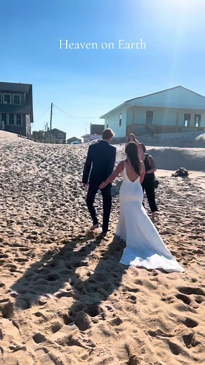 Can’t explain the happiness I felt in this moment. Dress from @Vow’d Weddings 🤍 #weddingtiktok #fyp #teamworkchallenge #husbandandwife #Relationship #beachweddingdress #trend #outerbanks #beachwedding #vowdweddingdress