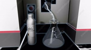 Atomic absorption spectroscopy, animation - Stock Video Clip - K005/5330