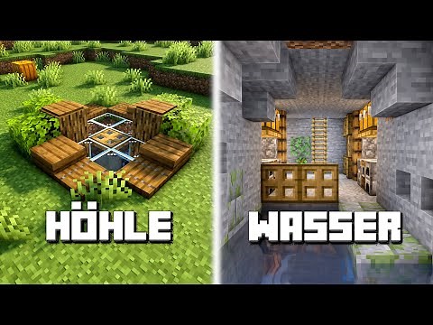 3 einfache Minecraft Starter Base Ideen | LarsLP