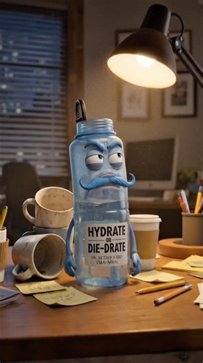 When You Forget to Drink Water (Relatable Animation) #Hydrationreminder #stayhydrated #relatable