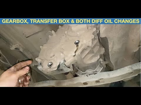 How to change the gear box oil, transfer box oil, front and rear diff oils Toyota Hilux