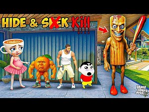 Shinchan & Franklin Plays Dangerous HIDE & SEEK With Tung Tung Sahur😡