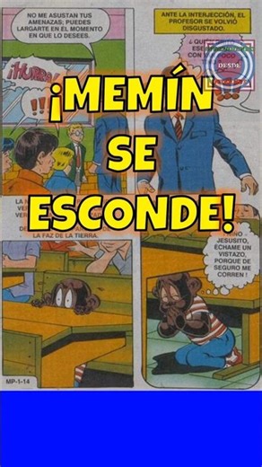 🇲🇽 MEMÍN IS HIDING! Memín Pinguín Chapter 1 (Part 4/7) #shorts #mexico #meminpinguin #comic