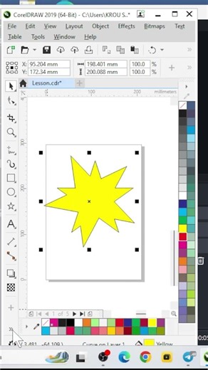 #trip #vector #lesson #practice #shorts lesson, Coreldraw for beginner