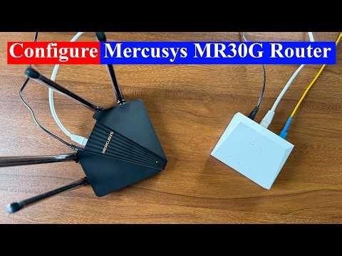 How to configure Mercusys MR30G router after reset