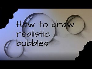 Learn How To Draw Realistic Bubbles || Step By Step for Beginners