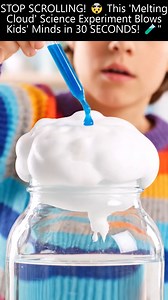 97K views · 48 reactions | STOP SCROLLING! 勞 This 'Melting Cloud' Science Experiment Blows Kids' Minds in 30 SECONDS! 離 | Easy Recipes | Facebook