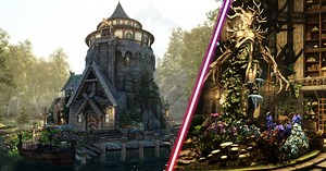 Skyrim mod provides the perfect cosy lakeside player home for nature-loving mages