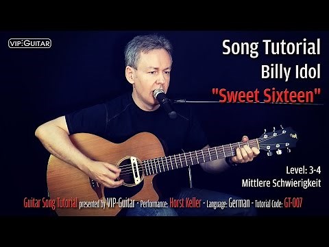 Guitar Song Tutorial: "Sweet Sixteen" Billy Idol
