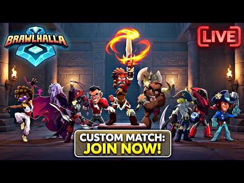 BRAWLHALLA LIVE 🔴 | Custom Matches + Insane Clutches 😈 | Tamil Gaming