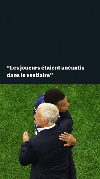 « Les joueurs étaient anéantis dans le vestiaire », la réaction de Didier Deschamps après la demi-finale de Coupe du monde