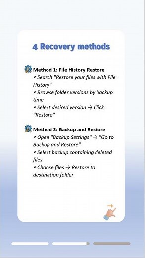 Undo Shift+Delete on Windows – Restore Permanently Deleted Files #datarecovery #windowstips