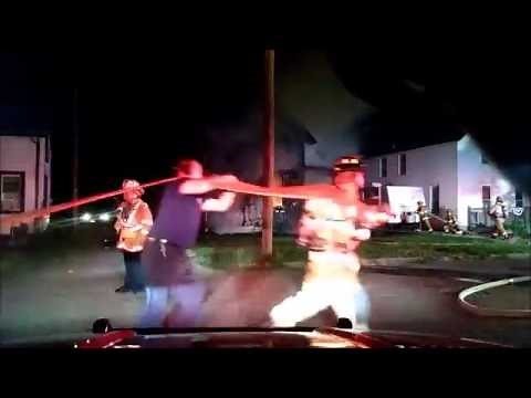 Newark Ohio Fire Department 214 N 5th St Working House Fire Incident Command