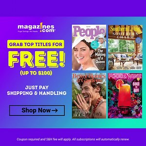 You Pay Shipping & Handling, We Give You $100 in Free Magazines!  | Magazines.com | Facebook