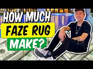 this is how much money Faze Rug makes from youtube