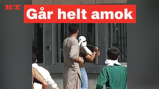 Kaotiske scener: Stormer USAs konsulat | Video