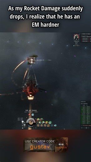 EVE Online EM is not always the best Damage against Shield Ishtar #eveonline #pvp