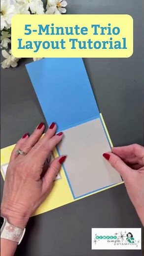 2 Cards from 1 Simple Layout in 10 Minutes