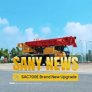 We are excited to unveil the brand new 70t all-terrain crane, SAC700E. This model features wireless remote control for superstructure operations, a standard anti-electromagnetic interference module, and the new iCab. These innovations offer a significant upgrade in both safety and operational comfort. 🥳 #SANY #QualityChangesTheWorld #AllterrainCrane | SANY Group