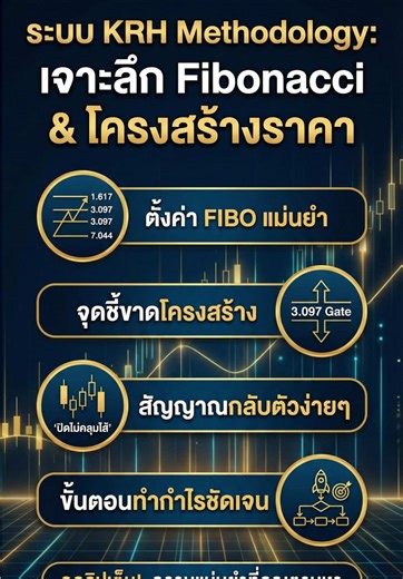 #เทรนด์วันนี้ กราฟไม่เคยโกหก ถ้าอ่าน “โครงสร้างตลาด” เป็น 📊 Fibonacci ไม่ได้มีแค่ 0.618 แต่ 3.097 (KRH2) คือด่านตัดสินชีวิตราคา 🔥 ปิดไม่คลุมไส้ = หมดแรง ยืน 2 ไม่ได้ = เตรียมกลับ Control นี่ไม่ใช่เดา…แต่มันคือ “ระบบ” AI ไม่ได้แทนคนเทรด แต่คนที่ใช้ AI เป็น = ได้เปรียบทั้งตลาด 🤖📈 ถ้าคลิปนี้ทำให้คุณ มองกราฟออกมากขึ้น 👀 เข้าใจ Fibonacci มากขึ้น 🔢 หรือไม่โดนกราฟหลอกเหมือนเดิม ฝากกด ❤️ เป็นกำลังใจ หรือส่ง 🎁 เล็กๆ ให้คนทำคอนเทนต์หน่อยนะครับ จะได้มีแรงแชร์ของลึกๆ แบบนี้ต่อ 🚀 (ความรู้ฟรี แต่แรงใจ